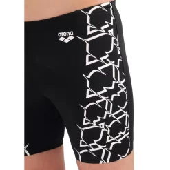 Arena Swim Graphic Mid Jammer - Zwart 10 Arena Swim Graphic Mid Jammer - Zwart -Trend Kledij Verkoop swim graphic mid jammer zwart 3