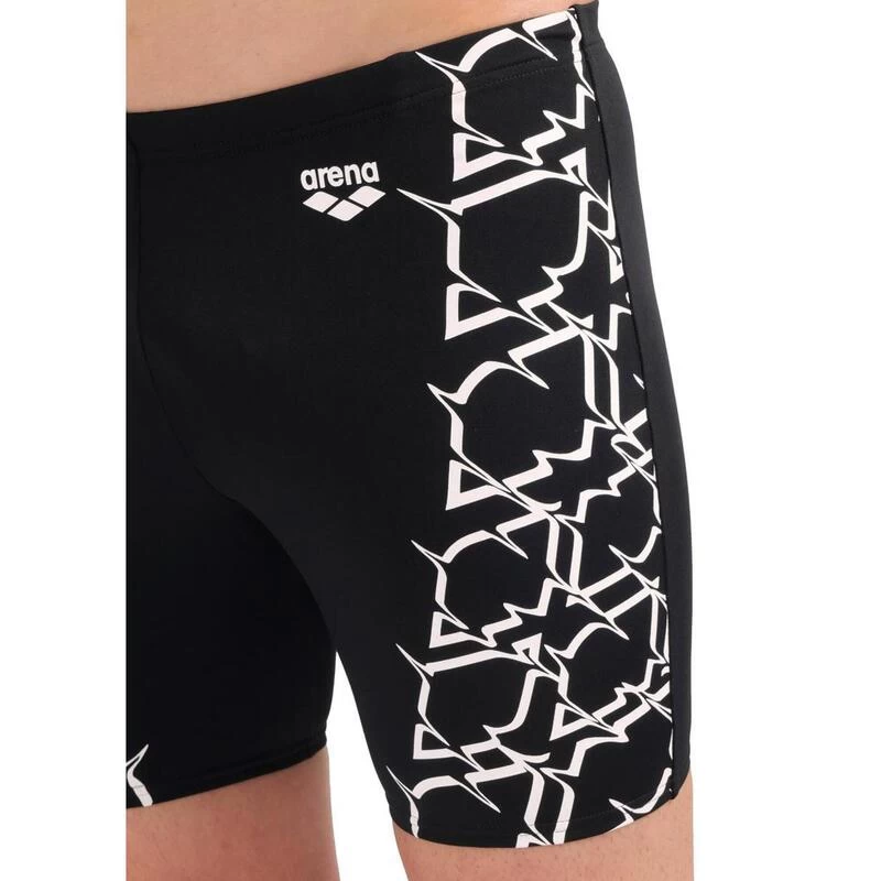Arena Swim Graphic Mid Jammer - Zwart 4 Arena Swim Graphic Mid Jammer - Zwart - Afbeelding 4