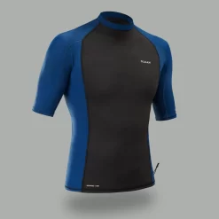 Thermische En Uv-werende Herenrashguard Korte Mouwen Neopreen En Lycra