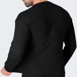 Thermoonderhemd Voor Heren | Functioneel Onderhemd | Binnenkant Fleece | Zwart -Trend Kledij Verkoop thermoonderhemd voor heren functioneel onderhemd binnenkant fleece zwart 3