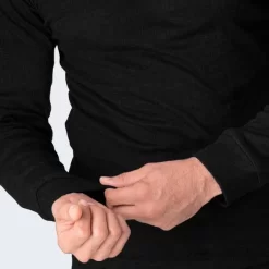 Thermoonderhemd Voor Heren | Functioneel Onderhemd | Binnenkant Fleece | Zwart -Trend Kledij Verkoop thermoonderhemd voor heren functioneel onderhemd binnenkant fleece zwart 4