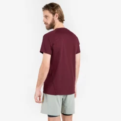 Trailshirt Met Korte Mouwen Voor Heren Met Motief 19 Trailshirt Met Korte Mouwen Voor Heren Met Motief -Trend Kledij Verkoop trailshirt met korte mouwen voor heren bordeaux met motief 3