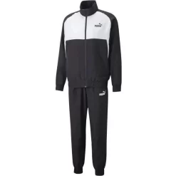 Trainingspak Puma Woven Tracksuit, Zwart, Mannen