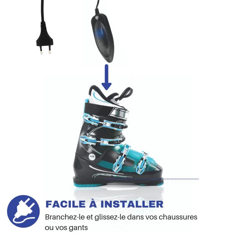 Universele UV Schoenendroger - Zwart 4 Universele UV Schoenendroger - Zwart - Afbeelding 4