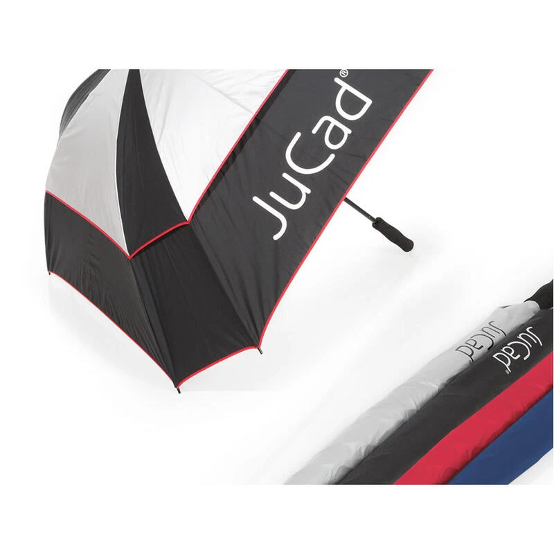 Vierkante Telescopische Dubbele Luifelparaplu Met Steel JuCad 1 Vierkante Telescopische Dubbele Luifelparaplu Met Steel JuCad