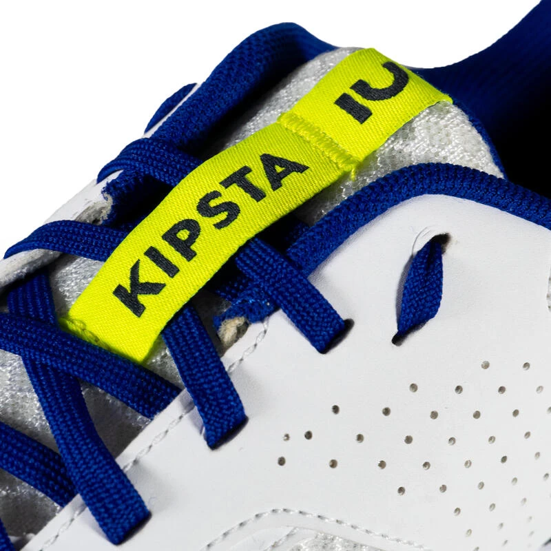 Volleybalschoenen Voor Volwassenen Comfort Wit/blauw/fluogeel 4 Volleybalschoenen Voor Volwassenen Comfort Wit/blauw/fluogeel - Afbeelding 4