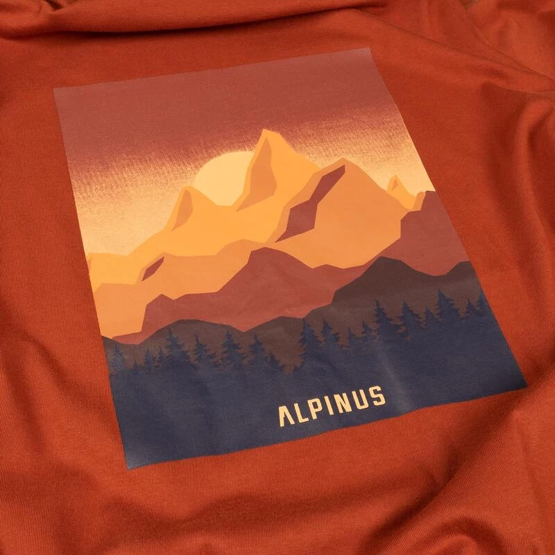 Wandel T-shirt Voor Heren Alpinus Drefekal 2 Wandel T-shirt Voor Heren Alpinus Drefekal - Afbeelding 2