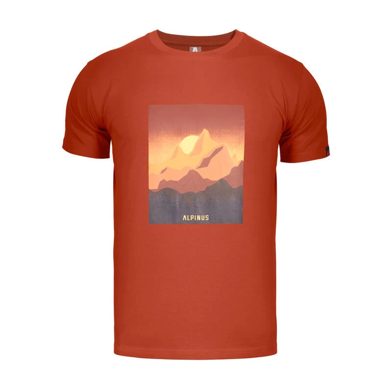 Wandel T-shirt Voor Heren Alpinus Drefekal 1 Wandel T-shirt Voor Heren Alpinus Drefekal