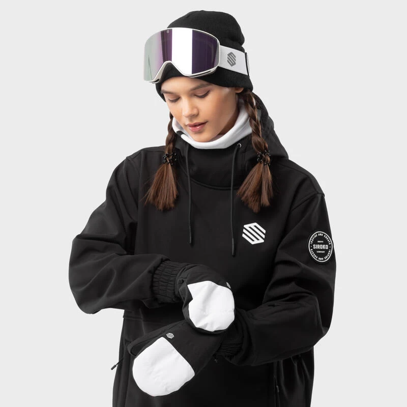 Wanten Wintersport SIROKO Pitztal White Zwart Heren 4 Wanten Wintersport SIROKO Pitztal White Zwart Heren - Afbeelding 4