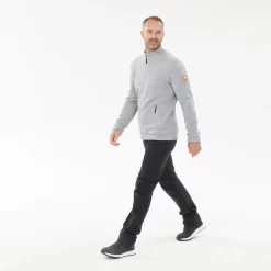 Quechua Warme Fleece Wandeljas Voor Heren SH100 -Trend Kledij Verkoop warme fleece wandeljas heren sh100 x warm 7