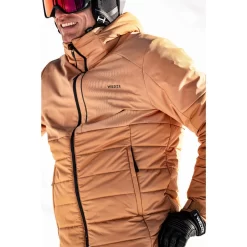 WEDZE Warme Halflange Ski-jas Voor Heren 100 -Trend Kledij Verkoop warme halflange ski jas voor heren 100 bruin 14