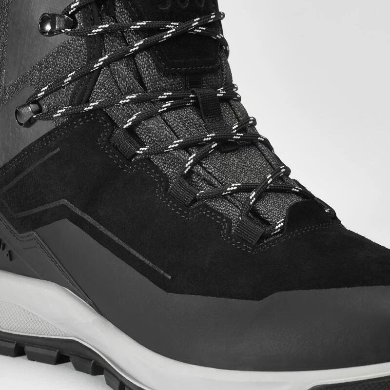 Quechua Warme Waterdichte Leren Wandelschoenen Voor Heren SH500 U-WARM 4 Quechua Warme Waterdichte Leren Wandelschoenen Voor Heren SH500 U-WARM - Afbeelding 4