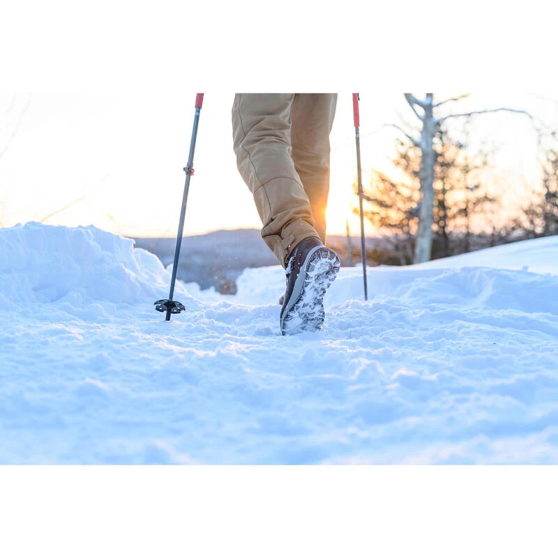 Quechua Warme Waterdichte Leren Wandelschoenen Voor Heren SH500 U-WARM 7 Quechua Warme Waterdichte Leren Wandelschoenen Voor Heren SH500 U-WARM - Afbeelding 7