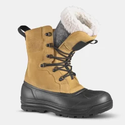 Quechua Warme Waterdichte Snowboots Heren SH500 U-WARM Leer -Trend Kledij Verkoop warme waterdichte snowboots heren sh500 u warm leer 3