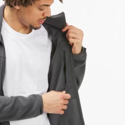 Waterdichte 3-in-1 Herenjas Voor Backpacken TRAVEL 100 0°C -Trend Kledij Verkoop waterdichte 3 in 1 herenjas voor backpacken travel 100 0c grijs 12