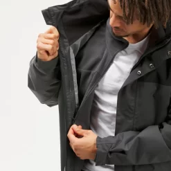 Waterdichte 3-in-1 Herenjas Voor Backpacken TRAVEL 100 0°C -Trend Kledij Verkoop waterdichte 3 in 1 herenjas voor backpacken travel 100 0c grijs 9