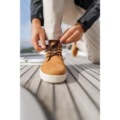 Tribord Waterdichte Leren Zeilschoenen Voor Heren 500 -Trend Kledij Verkoop waterdichte leren zeilschoenen voor heren 500 oker 12