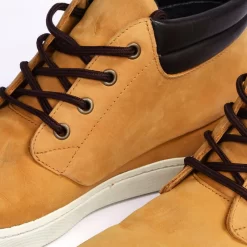 Tribord Waterdichte Leren Zeilschoenen Voor Heren 500 -Trend Kledij Verkoop waterdichte leren zeilschoenen voor heren 500 oker 6