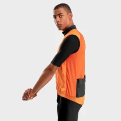 Winddicht Vest Wielrennen SIROKO V1 Season Levendig Oranje Heren -Trend Kledij Verkoop winddicht vest wielrennen siroko v1 season levendig oranje heren 2