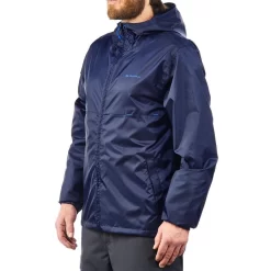 Quechua Winddichte En Waterafstotende Wandeljas Raincut Rits Heren -Trend Kledij Verkoop winddichte en waterafstotende wandeljas raincut rits heren 2