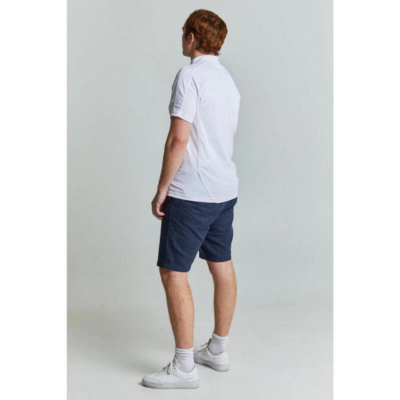 Witte Golfpolo Untraced Voor Heren 4 Witte Golfpolo Untraced Voor Heren - Afbeelding 4