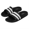 XQ | Slippers Heren | Stripes | Zwart/Wit | Badslippers Heren