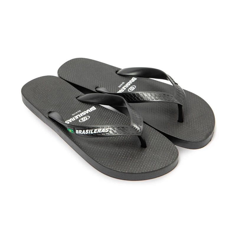 Zwarte Teenslippers Met Antislipzool Voor Heren 1 Zwarte Teenslippers Met Antislipzool Voor Heren