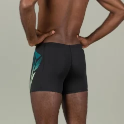 Speedo Zwemboxer Voor Heren TRICK Zwart/groen -Trend Kledij Verkoop zwemboxer voor heren trick zwartgroen 2