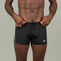 Speedo Zwemboxer Voor Heren TRICK Zwart/groen -Trend Kledij Verkoop zwemboxer voor heren trick zwartgroen 3